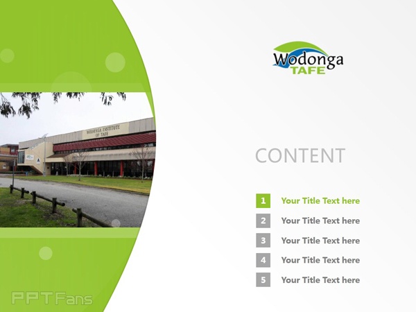 Wodonga Institute of TAFE powerpoint template download | 沃東加技術與繼續教育學院PPT模板下載_幻燈片預覽圖2