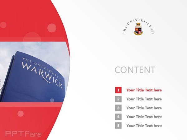 University of Warwick powerpoint template download | 華威大學(xué)PPT模板下載_幻燈片預(yù)覽圖2