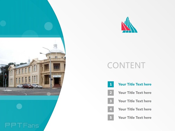 Barrier Reef Institute of TAFE powerpoint template download | 昆士蘭北部技術與繼續教育PPT模板下載_幻燈片預覽圖2