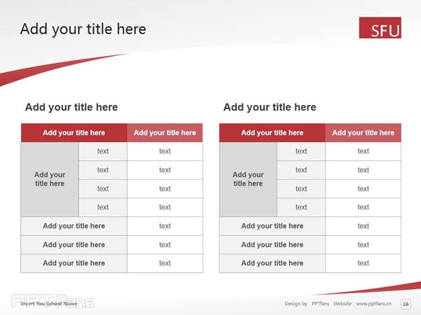 Simon Fraser University powerpoint template download | 西蒙弗雷澤大學(xué)PPT模板下載_幻燈片預(yù)覽圖17