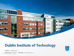 Dublin Institute of Technology powerpoint template download | 都柏林理工学院PPT模板下载