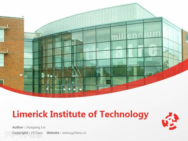 Limerick Institute of Technology powerpoint template download | 利莫瑞克理工学院PPT模板下载_幻灯片预览图1