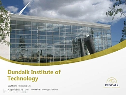 Dundalk Institute of Technology powerpoint template download | 敦达克理工学院PPT模板下载