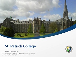 St. Patrick College powerpoint template download | 圣帕特里克学院PPT模板下载