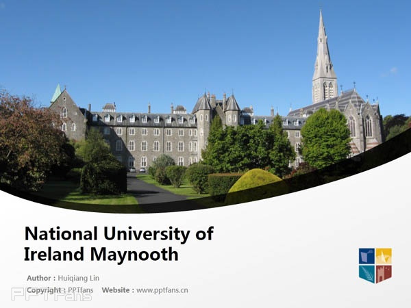 National University of Ireland Maynooth powerpoint template download | 愛爾蘭國立梅努斯大學(xué)PPT模板下載_幻燈片預(yù)覽圖1