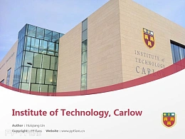 Institute of Technology, Carlow powerpoint template download | 卡罗理工学院PPT模板下载