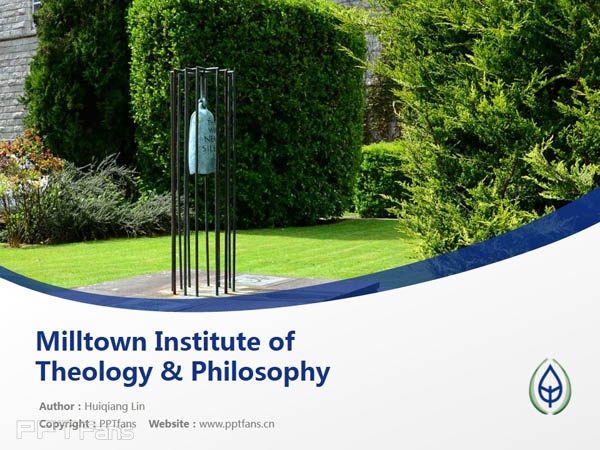 Milltown Institute of Theology & Philosophy powerpoint template download | 米尔敦学院PPT模板下载_幻灯片预览图1