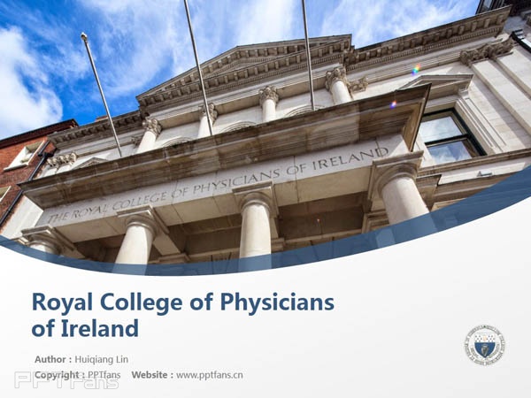 Royal College of Physicians of Ireland powerpoint template download | 愛爾蘭皇家內科醫學院PPT模板下載_幻燈片預覽圖1