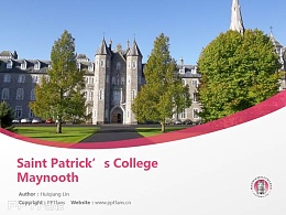 Saint Patrick’s College Maynooth powerpoint template download | 梅努斯圣帕特里克学院PPT模板下载