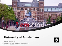 University of Amsterdam powerpoint template download | 阿姆斯特丹大學PPT模板下載