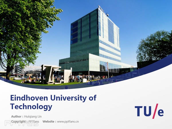 Eindhoven University of Technology powerpoint template download | 埃因霍芬理工大學PPT模板下載_幻燈片預覽圖1