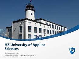 HZ University of Applied Sciences powerpoint template download | 泽兰应用科学大学PPT模板下载