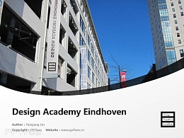 Design Academy Eindhoven powerpoint template download | 埃因霍芬設計學院PPT模板下載