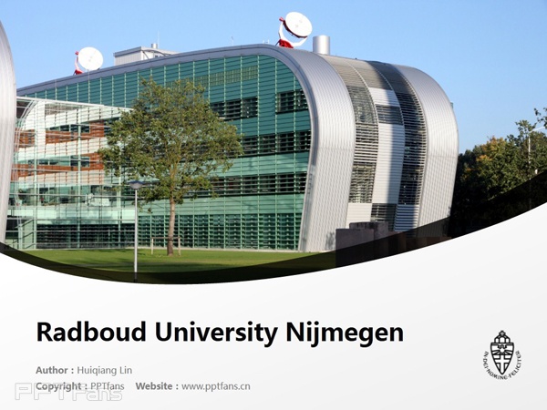 Radboud University Nijmegen powerpoint template download | 內(nèi)梅亨大學(xué)PPT模板下載_幻燈片預(yù)覽圖1