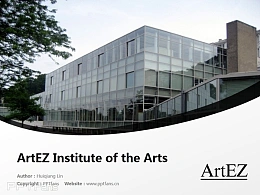 ArtEZ Institute of the Arts powerpoint template download | ArtEZ艺术学院PPT模板下载