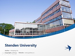 Stenden University powerpoint template download | 斯坦德應用科學大學PPT模板下載