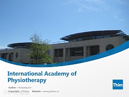 International Academy of Physiotherapy powerpoint template download | 国际理疗学院PPT模板下载