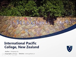 International Pacific College, New Zealand powerpoint template download | 新西蘭國際太平洋大學PPT模板下載