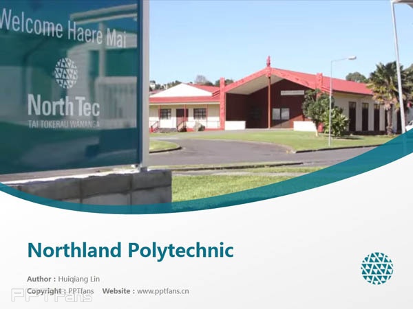 Northland Polytechnic powerpoint template download | 诺斯兰德理工学院PPT模板下载_幻灯片预览图1