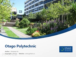 Otago Polytechnic powerpoint template download | 奥塔哥理工学院PPT模板下载