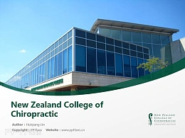New Zealand College of Chiropractic powerpoint template download | 新西兰脊椎神经学院PPT模板下载