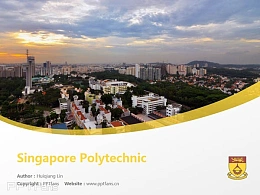Singapore Polytechnic powerpoint template download | 新加坡理工学院PPT模板下载