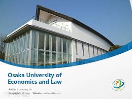 Osaka University of Economics and Law powerpoint template download | 大阪经济法科大学PPT模板下载