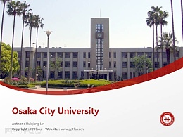 Osaka City University powerpoint template download | 大阪市立大学PPT模板下载