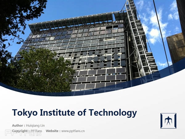Tokyo Institute of Technology powerpoint template download | 东京工业大学PPT模板下载_幻灯片预览图1