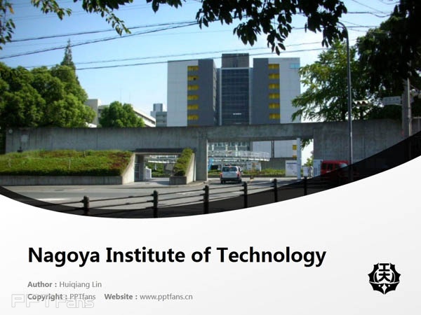 Nagoya Institute of Technology powerpoint template download | 名古屋工業大學PPT模板下載_幻燈片預覽圖1