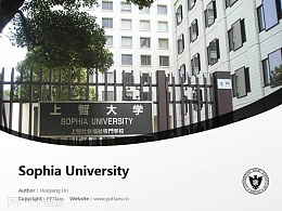 Sophia University powerpoint template download | 上智大学PPT模板下载