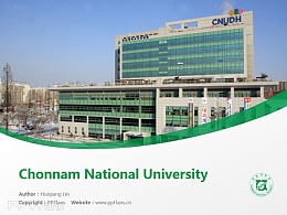 Chonnam National University powerpoint template download | 全南大学PPT模板下载