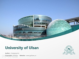 University of Ulsan powerpoint template download | 蔚山大学PPT模板下载