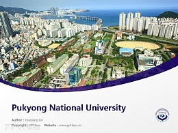 Pukyong National University powerpoint template download | 釜庆大学PPT模板下载