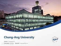 Chung-Ang University powerpoint template download | 中央大学PPT模板下载