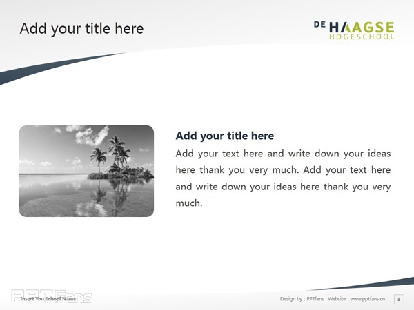 The Hague University of Applied Science powerpoint template download | 海牙应用科学大学PPT模板下载_幻灯片预览图4