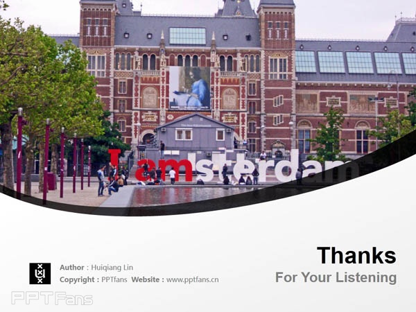 University of Amsterdam powerpoint template download | 阿姆斯特丹大学PPT模板下载_幻灯片预览图18