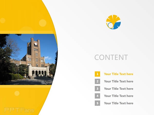 The University of Tokyo powerpoint template download | 东京大学PPT模板下载_幻灯片预览图2