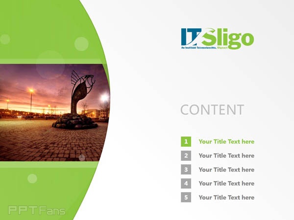 Institute of Technology, Sligo powerpoint template download | 斯萊戈理工學院PPT模板下載_幻燈片預覽圖2