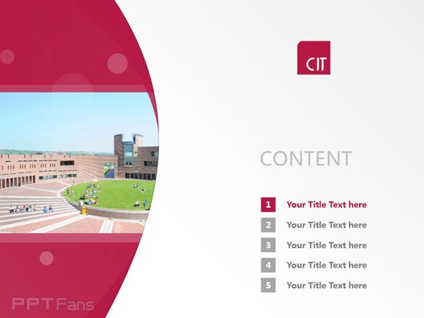 Cork Institute of Technology powerpoint template download | 科克理工學院PPT模板下載_幻燈片預覽圖2