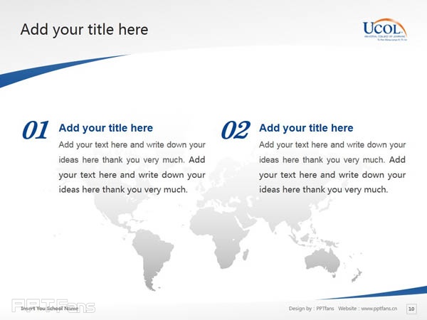 Universal College of Learning powerpoint template download | 环球理工学院PPT模板下载_幻灯片预览图11