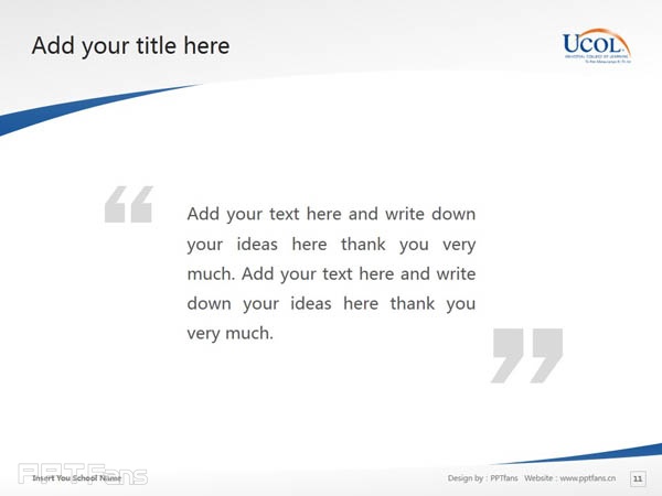 Universal College of Learning powerpoint template download | 環球理工學院PPT模板下載_幻燈片預覽圖12