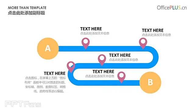 简约扁平化风格的互联网公司PPT模板_预览图8