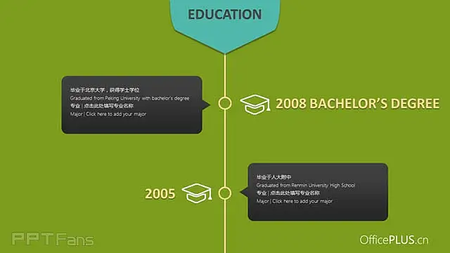 时尚简约个人简历PPT模板_预览图4