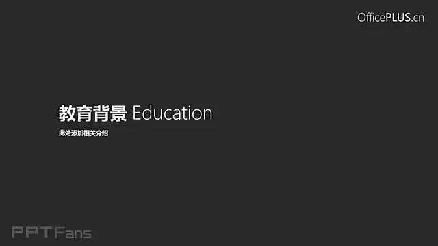 一套纯灰色的个人简历PPT模板_预览图6