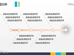 纤细线条风格时间轴PPT模板