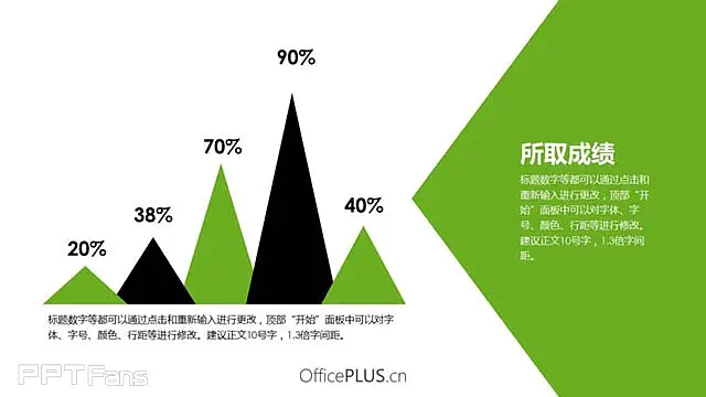 黑绿扁平设计，经典商务报告模板_预览图6