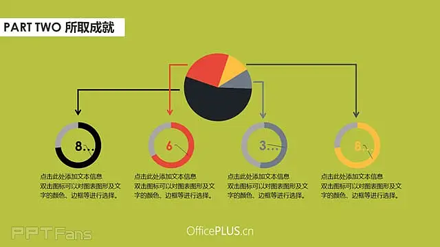 红黄绿建筑风格商业汇报ppt模板_预览图9