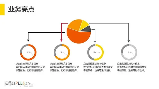 2015 黃黑雙色簡約大氣商務總結模板_預覽圖7