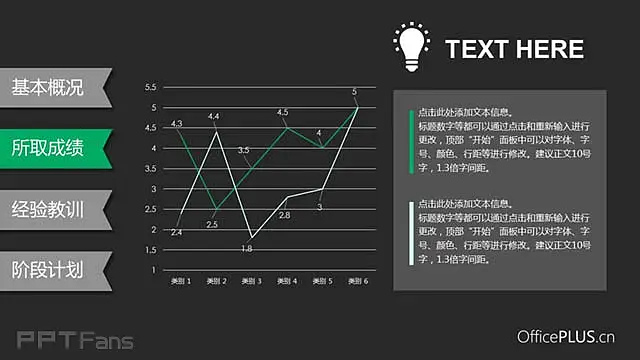 绿色扁平风格数据统计ppt汇报模板_预览图10